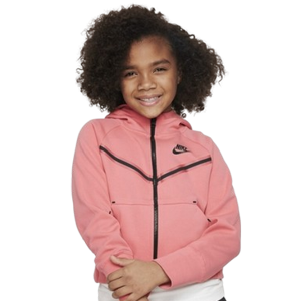Hanorac pentru fetiţe Nike Nsw Tch Flc Wr Hoodie Fz XL/ Pink photo 1