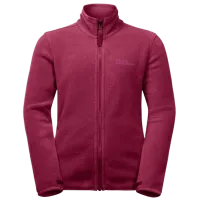 Hanorac pentru fetiţe Jack Wolfskin Taunus Jacket K 140/ Ruby
