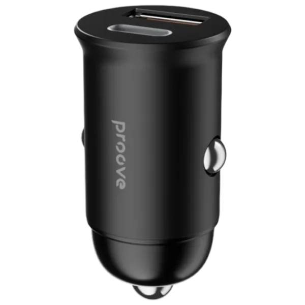 Încărcător auto Proove Tiny Power 3 A/ Black photo 1