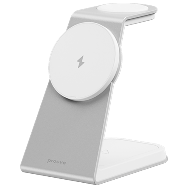 Încărcător wireless Proove Omni Power 3 A/ White photo 1