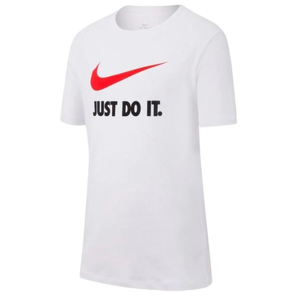 Футболка для мальчиков Nike B Nsw Tee Jdi Swoosh XL/ Белый photo 1
