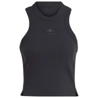 Топ для женщин Adidas W Lng Rib Черный