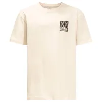 Футболка для мальчиков Jack Wolfskin Teen Exploring T B 128/ Egret