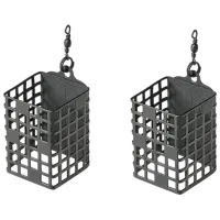 Кормушка для рыбалки Mivardi Cage Feeder Premium Square Количество в наборе - 2/ 50 г