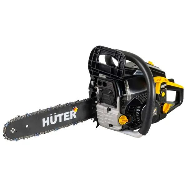 Цепная пила Huter BS-4514 бензиновая/ Желтый photo 1