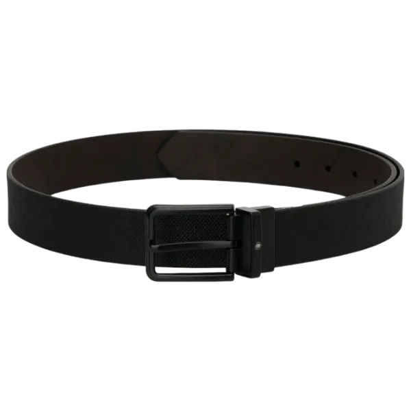 Curea pentru bărbați Lumberjack 3W BL STAR REVERSABLE Poliuretan/ Black photo 1