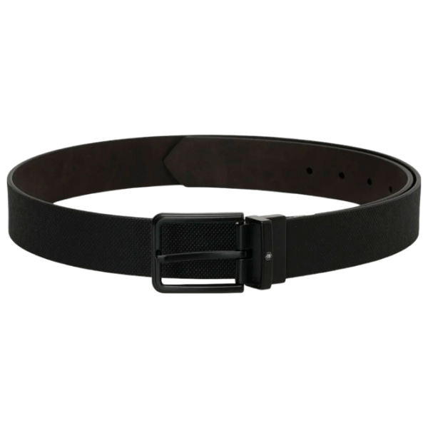 Curea pentru bărbați Lumberjack 3W BL STAR REVERSABLE Poliuretan/ Black photo 1