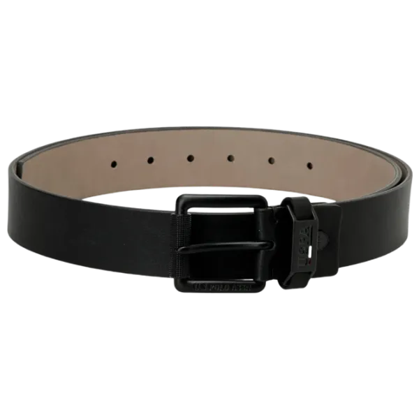 Curea pentru bărbați U.S. Polo Assn. USPA DNR TOKA Poliuretan/ Black photo 1