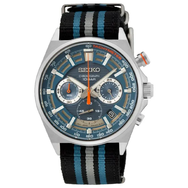 Ceas de mână pentru bărbați Seiko SSB409P1 Cuarț/ 41 mm photo 1