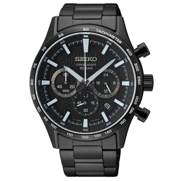 Ceas de mână pentru bărbați Seiko SSB415P1 Cuarț/ 43 mm photo 1
