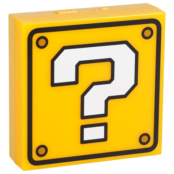 Ночник Paladone Super Mario Question Block Желтый photo 1