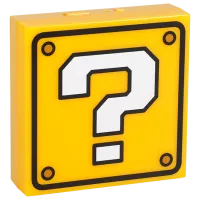 Lampă de noapte Paladone Super Mario Question Block Yellow