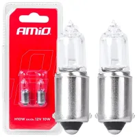 Автомобильная лампа Amio 03356 Галоген/ H10W/ BAX9s/ 10 Вт