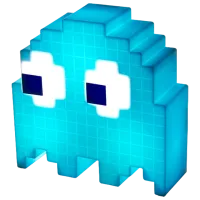 Настольная лампа фан Paladone PAC MAN Ghost V2 Белый