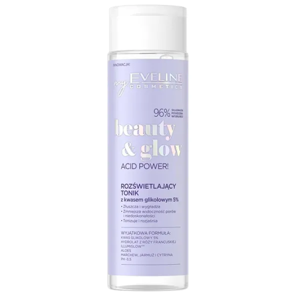 Тоник для лица Eveline Cosmetics Beauty & Glow 200 мл photo 1 Тоник для лица Eveline Cosmetics Beauty & Glow 200 мл photo 1