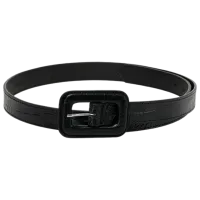 Ремень для женщин Butigo 3M KAPLAMA TOKA KROKO Полиуретан/ Черный