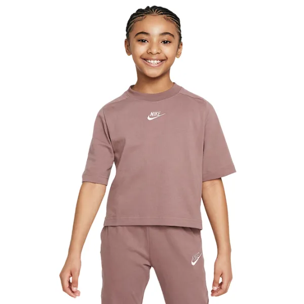 Футболка для девочек Nike G Nsw Ss Top Jsy Lbr  / Розовый photo 1 Футболка для девочек Nike G Nsw Ss Top Jsy Lbr  / Розовый photo 1