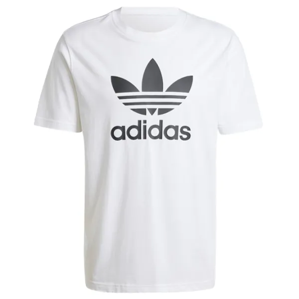 Tricou pentru bărbați Adidas Trefoil T-Shirt 100% bumbac/ White photo 1