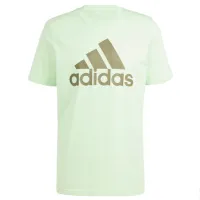 Tricou pentru bărbați Adidas M Bl Sj T 100% bumbac/ Yellow-green