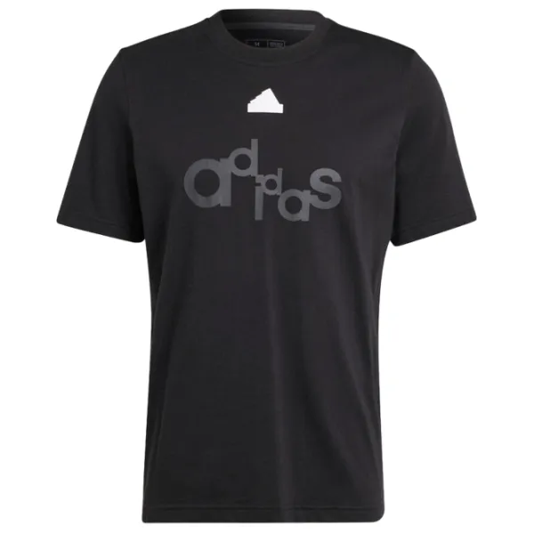 Футболка для мужчин Adidas Bl Sj T Q1 Gd 100% хлопок/ Черный photo 1