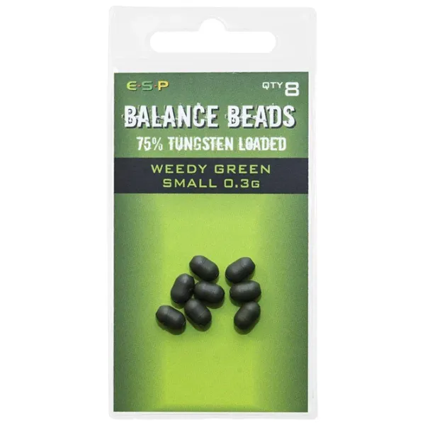 Plumb ESP Tungsten Loaded Balance Beads Small Cantitatea în set - 8/ 0.3 g photo 1