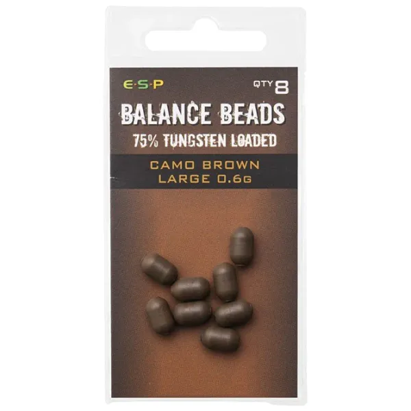 Plumb ESP Tungsten Loaded Balance Beads Large Cantitatea în set - 8/ 0.6 g photo 1