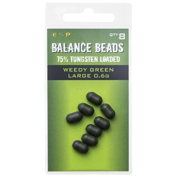 Plumb ESP Tungsten Loaded Balance Beads Large Cantitatea în set - 8/ 0.6 g photo 1