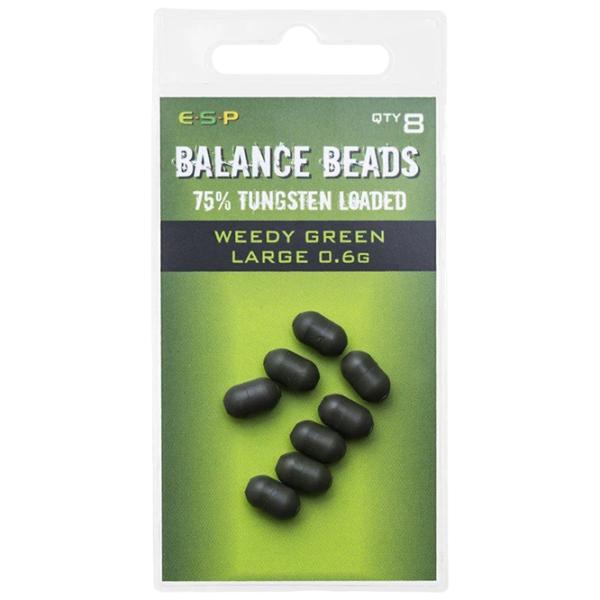 Plumb ESP Tungsten Loaded Balance Beads Large Cantitatea în set - 8/ 0.6 g photo 1