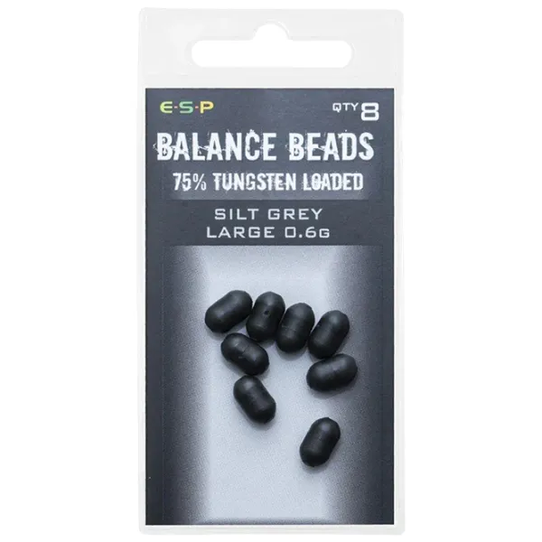 Plumb ESP Tungsten Loaded Balance Beads Large Cantitatea în set - 8/ 0.6 g photo 1