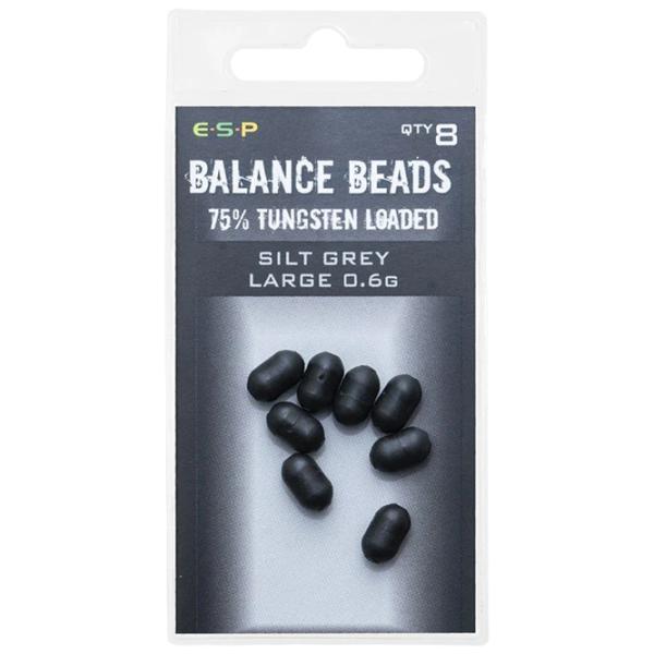 Plumb ESP Tungsten Loaded Balance Beads Large Cantitatea în set - 8/ 0.6 g photo 1