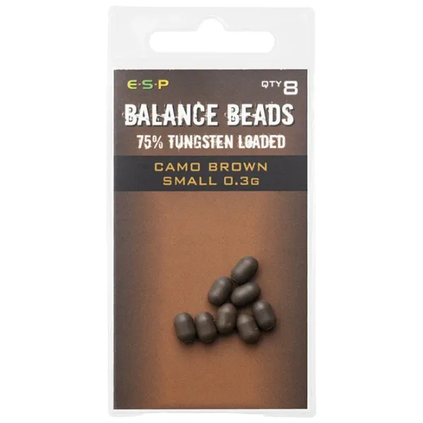 Plumb ESP Tungsten Loaded Balance Beads Small Cantitatea în set - 8/ 0.3 g photo 1