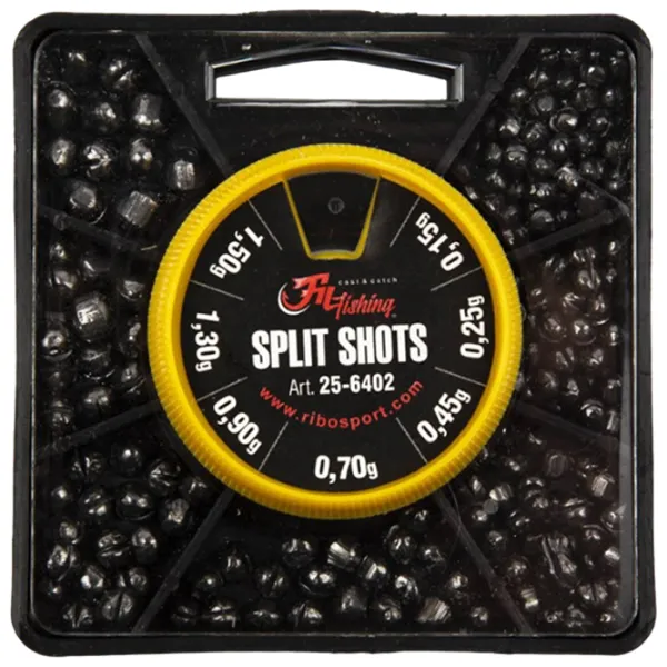 Plumb Fil Fishing Split Shots Cantitatea în set - 1/ 150 g photo 1