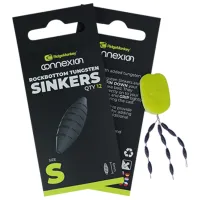 Plumb Ridge Monkey Connexion Rock Bottom Sinkers Small Cantitatea în set - 12
