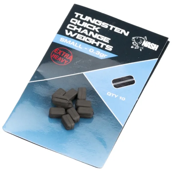 Plumb Nash Tungsten Sinkers Small Cantitatea în set - 10/ 0.3 g photo 1