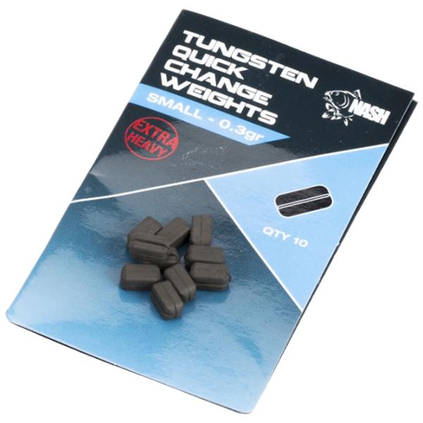 Plumb Nash Tungsten Sinkers Small Cantitatea în set - 10/ 0.3 g photo 1