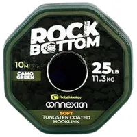 Шнур для рыбалки Ridge Monkey Connexion Rock Bottom Tungsten Soft Coated Hooklink 10 м/ 11.3 кг