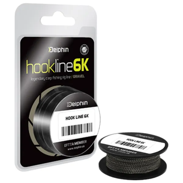 Шнур для рыбалки Delphin HOOKLINE 6K 20 м/ 6.8 кг photo 1