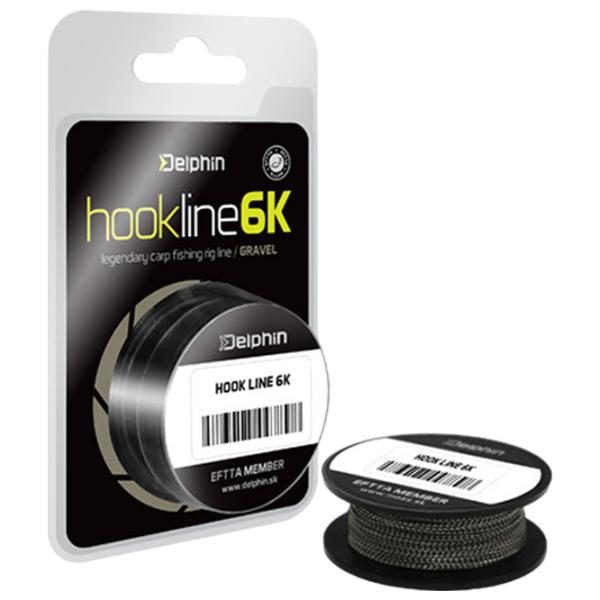 Шнур для рыбалки Delphin HOOKLINE 6K 20 м/ 6.8 кг photo 1