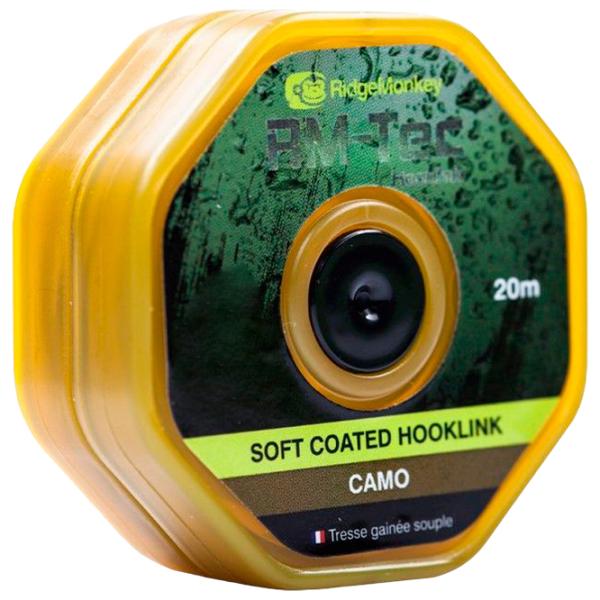 Fir pentru pescuit Ridge Monkey Tec Soft Coated Hooklink 20 m/ 15.8 kg photo 1
