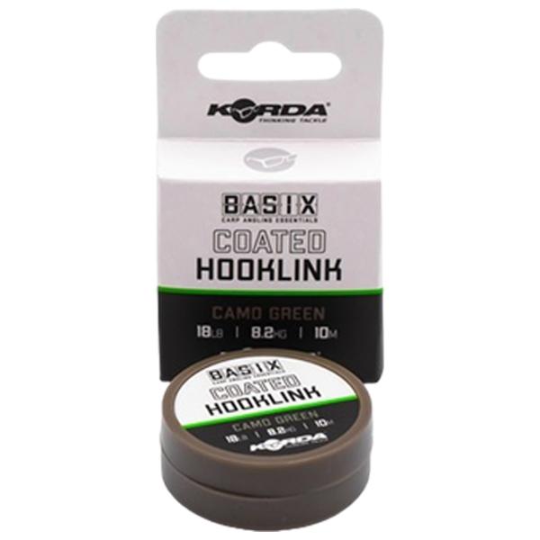 Шнур для рыбалки Korda BASIX Coated Hooklink 10 м/ 8.1 кг photo 1
