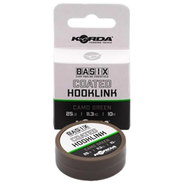 Шнур для рыбалки Korda BASIX Coated Hooklink 10 м/ 11.3 кг photo 1