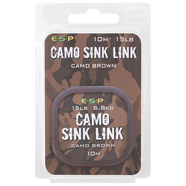 Fir pentru pescuit ESP Camo Sink Link 10 m/ 6.8 kg photo 1