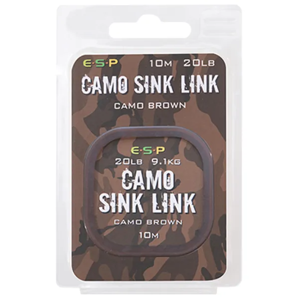 Fir pentru pescuit ESP Camo Sink Link 10 m/ 9.1 kg photo 1