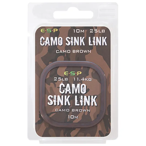 Fir pentru pescuit ESP Camo Sink Link 10 m/ 11.3 kg photo 1