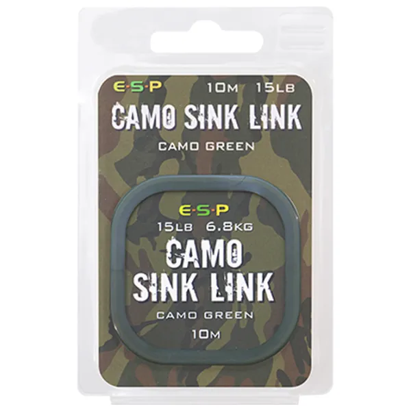 Fir pentru pescuit ESP Camo Sink Link 10 m/ 6.8 kg photo 1