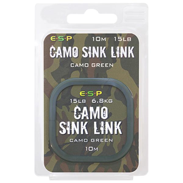 Fir pentru pescuit ESP Camo Sink Link 10 m/ 6.8 kg photo 1
