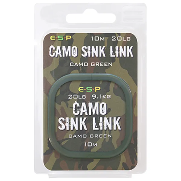 Fir pentru pescuit ESP Camo Sink Link 10 m/ 9.1 kg photo 1