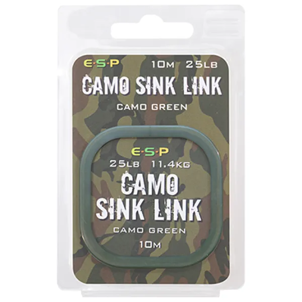 Fir pentru pescuit ESP Camo Sink Link 10 m/ 11.3 kg photo 1