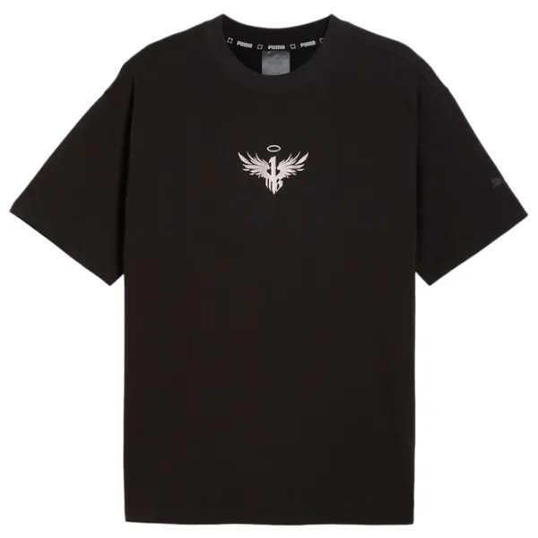 Tricou pentru bărbați Puma Melo Alwayz On Tee 100% bumbac/ Black photo 1
