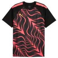 Tricou pentru bărbați Puma individualLIGA Graphic Jersey 100% poliester reciclat/ Black Sunset Glow